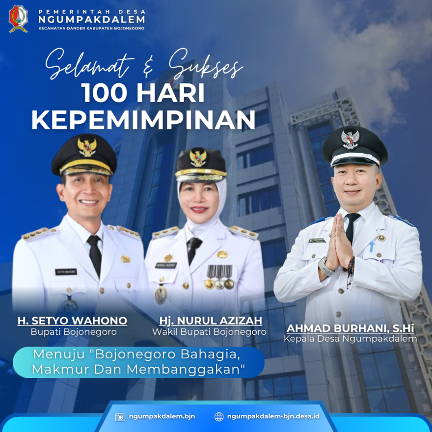 100 Hari Kepemimpinan Bupati dan Wakil Bupati Kabupaten Bojonegoro